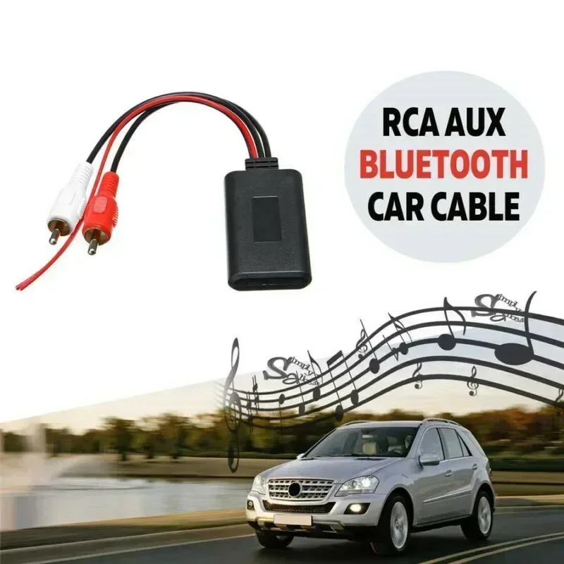 자동차 범용 무선 블루투스 모듈 음악 어댑터 Rca Aux 오디오 케이블 자동차 범용 무선 블루투스 모듈 음악