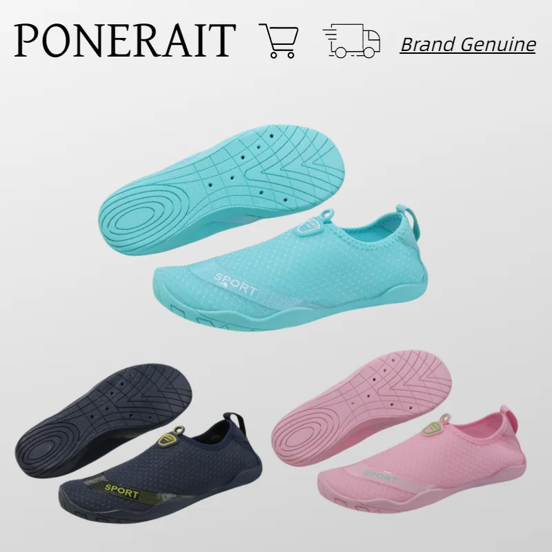 

Summer Lightweight barefoot water shoes women Casual Anti-slip Men's Aqua sneakers Soft Quick-Dry water slippers for beach