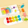 Children Math Toys Counting Sticks Geometric Block Mathematical Enlightenment Kindergarten Early Education Developmental Toy TMZ 2