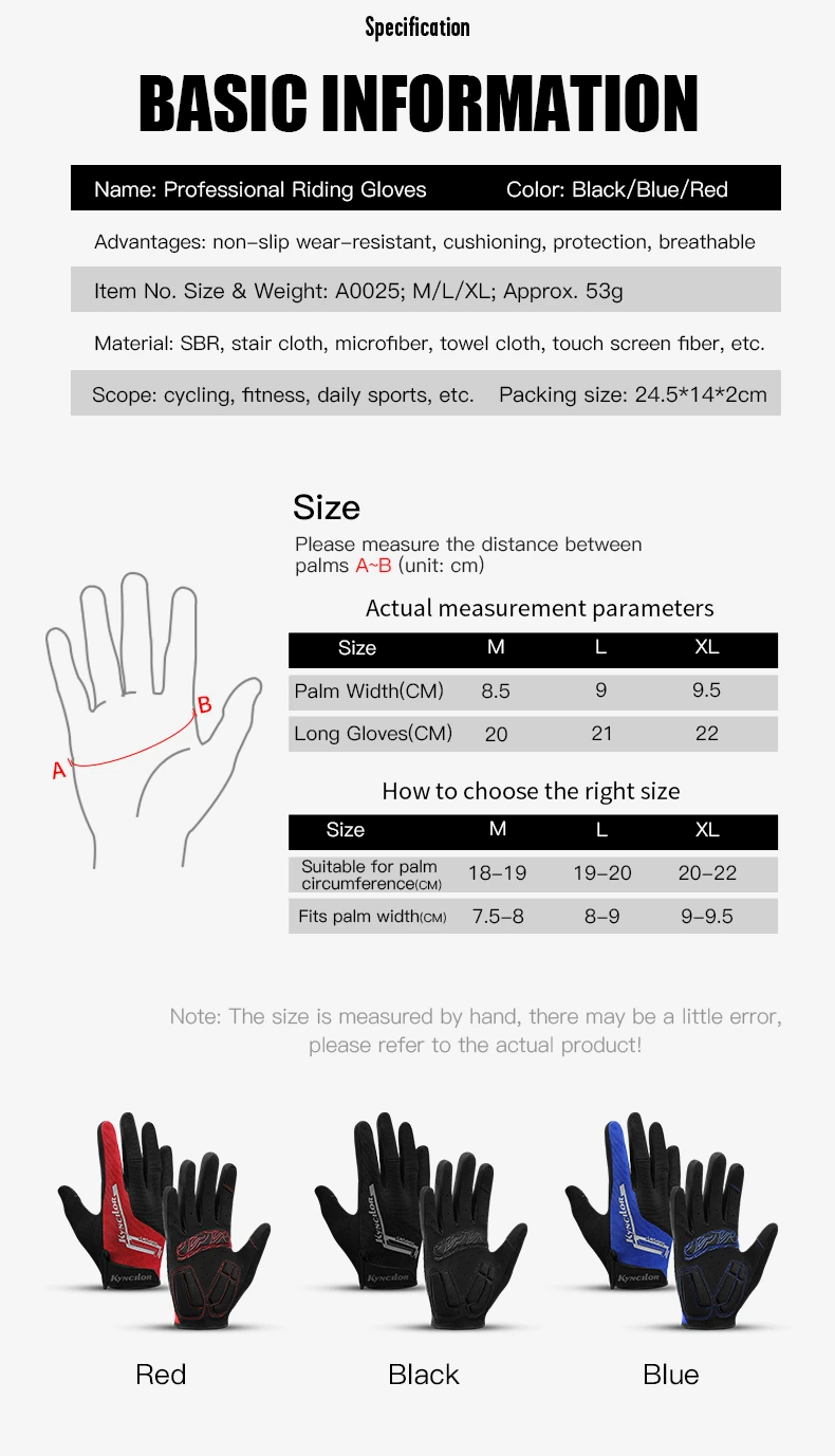 MTB Radfahren Handschuhe Schwarz Touchscreen Männer Frauen Rennrad Handschuhe Gym Reiten Silikon Gel Fahrrad Motorrad Handschuhe – Detail 13