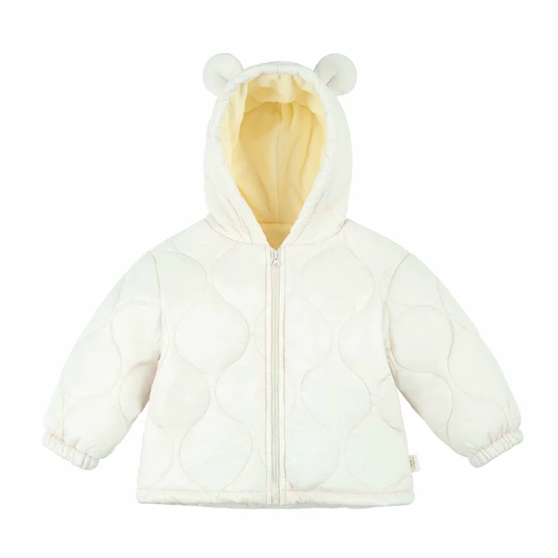 Boys Padded Thick Cotton Clothes Girls Warm Hooded Coat Baby Winter Outerwear New Zipper Casual Jacket Children Simple Parkas