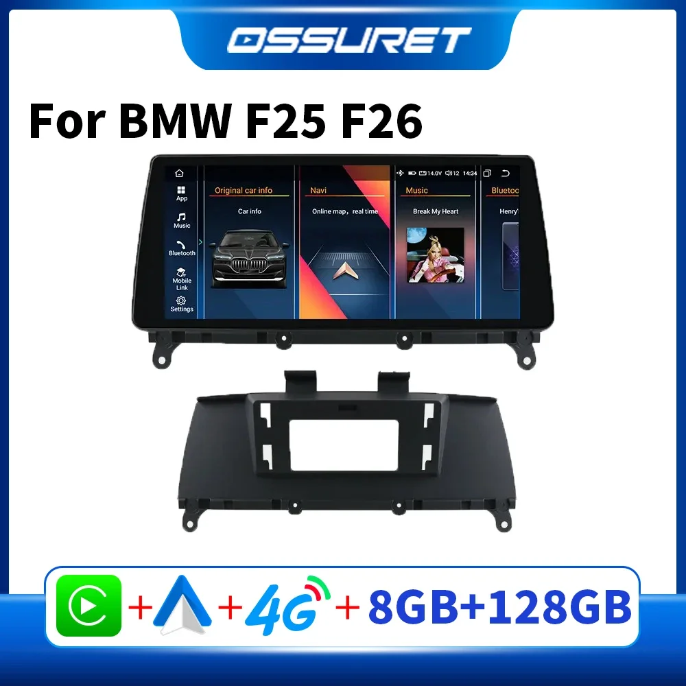 

Android 10.33Inch for BMW X3 F25 / X4 F26 CIC NBT 1600*720P Car Multimedia Player Carplay Android Auto GPS 7862 8core Headunit