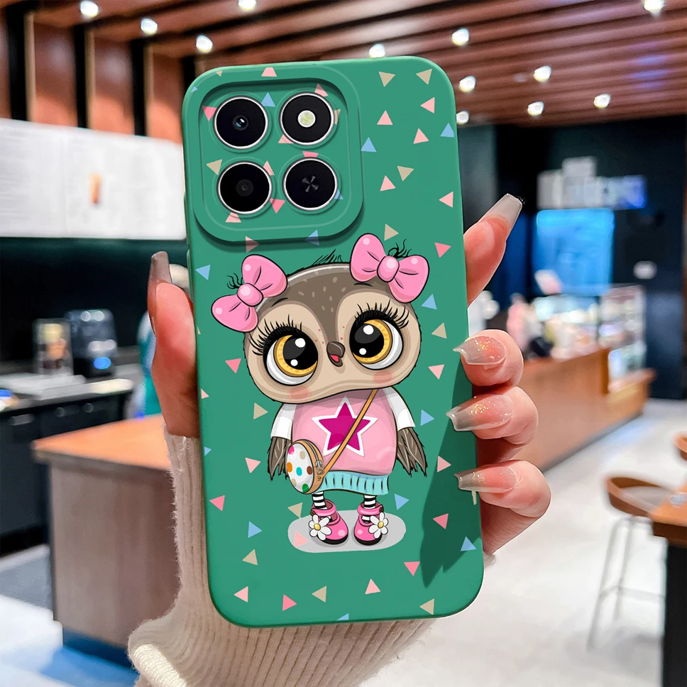 Cute Bear Shockproof Silicone Phone Case - Soft Bumper Shell