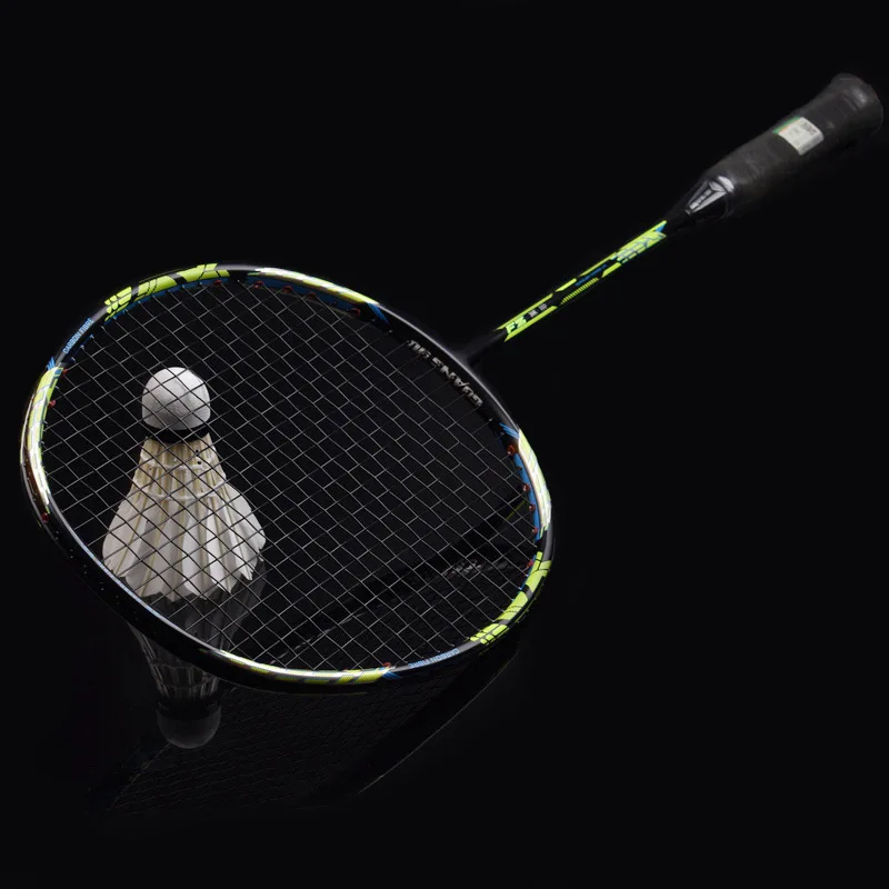 Dry General Badminton Racket Attack Racket Durable Adult Professional Badminton Carbon Fiber Feather Hair