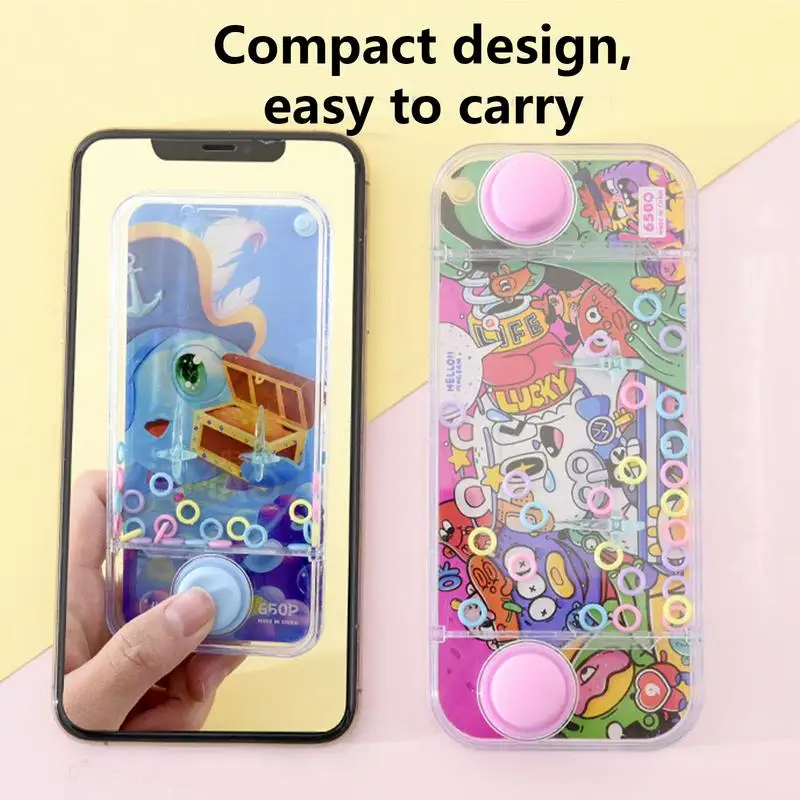 1pcs Water Circles Ring Game Machine Nostalgic Childhood Classic Nostalgic Children's Water Game Machine Toys For Chldren 4