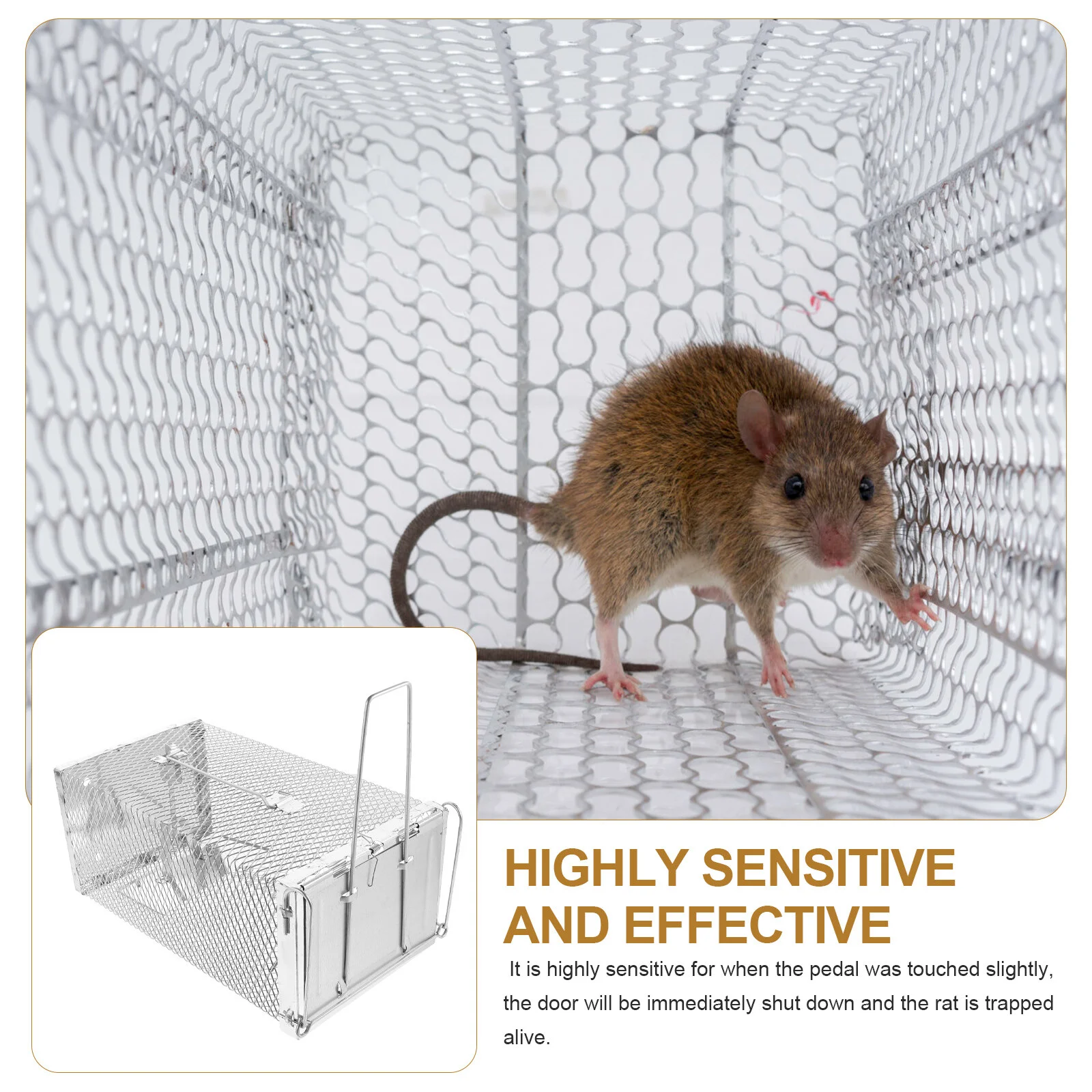 Automatic Electric Rat Trap, Instant Rodent Mouse Killer Zapper Multi Mice  Rats Catch, 29.5x29.5/75x75CM (Size L) - AliExpress