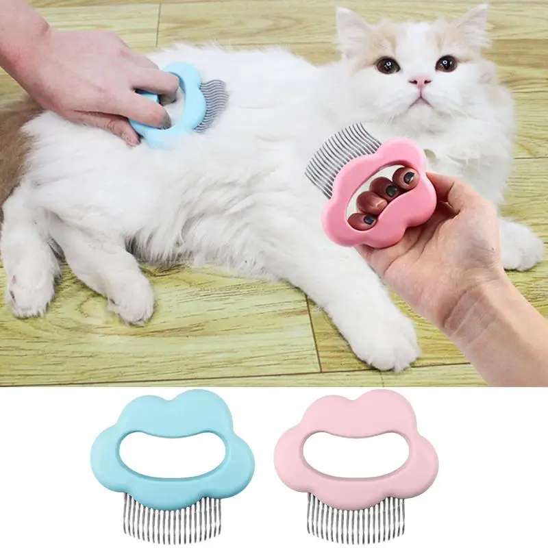 

Cat Brushes For Indoor Cats Cat Grooming Comb Pet Hair Removal Comb Round Tooth Tip Design Dog Hair massage Brush Pet Supplies