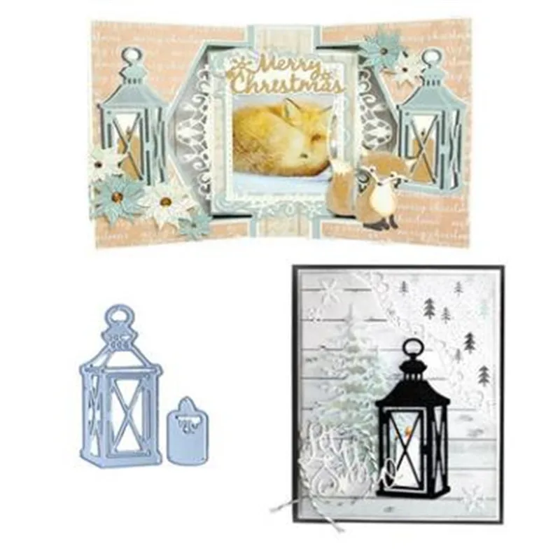 

Lantern Candle Metal Cut Dies Stencils for Scrapbooking Stamp/Photo Album Decorative Embossing DIY Paper Cards