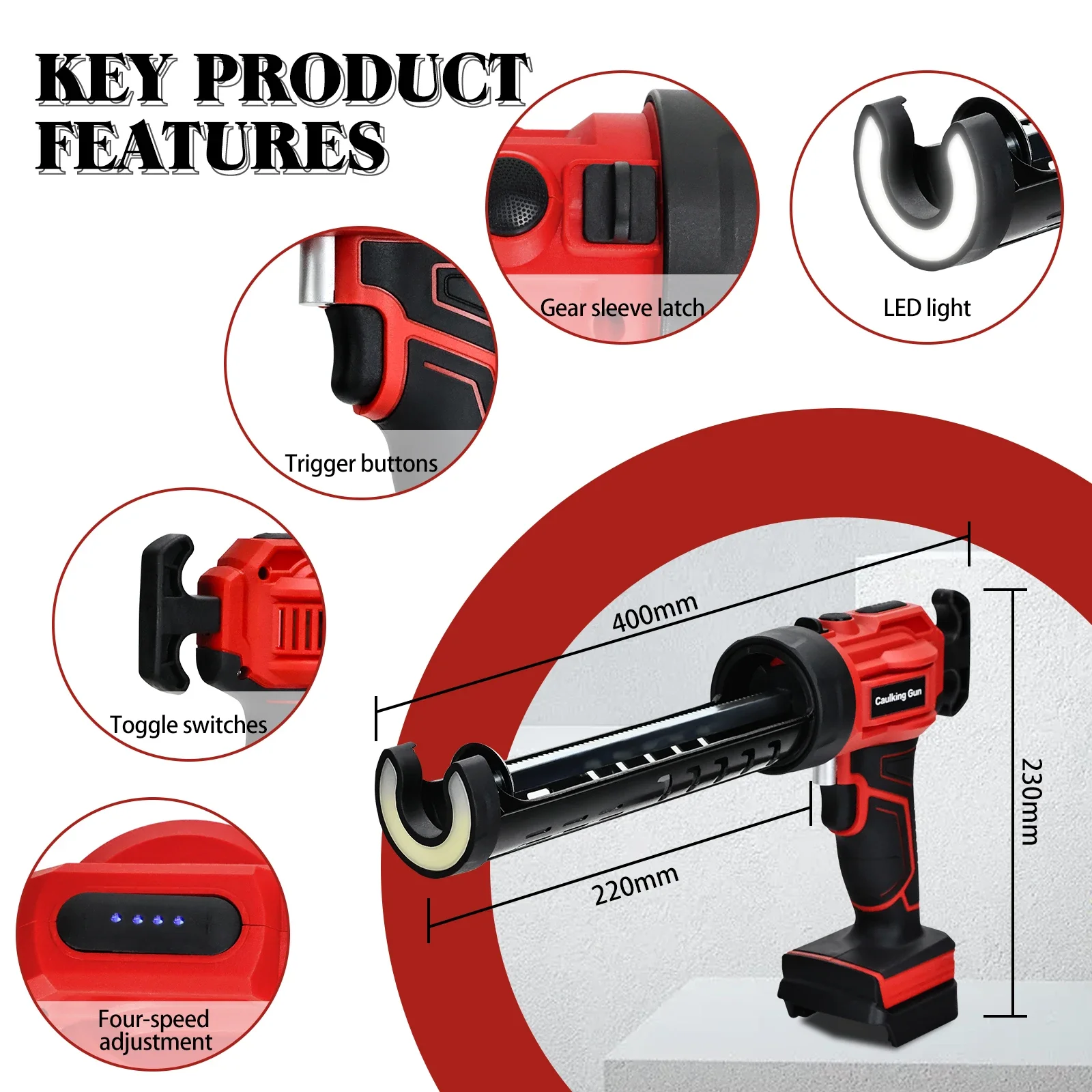 18V elektrický lepidlo pistole sklo lepidlo caulking pistole bezdrátový doors a okna elektrický šicí lepidlo nářadí pro makita li iontový baterie #20