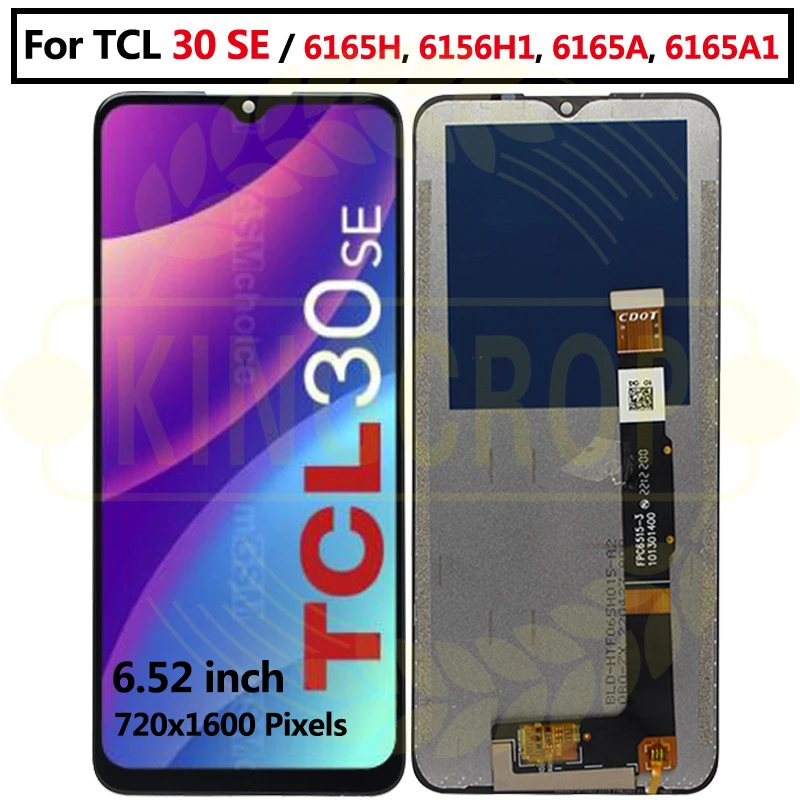 Pantalla táctil LCD para TCL 30SE, reemplazo de montaje de digitalizador,  6165H, 6156H1, 6165A, 6165A1| | - AliExpress