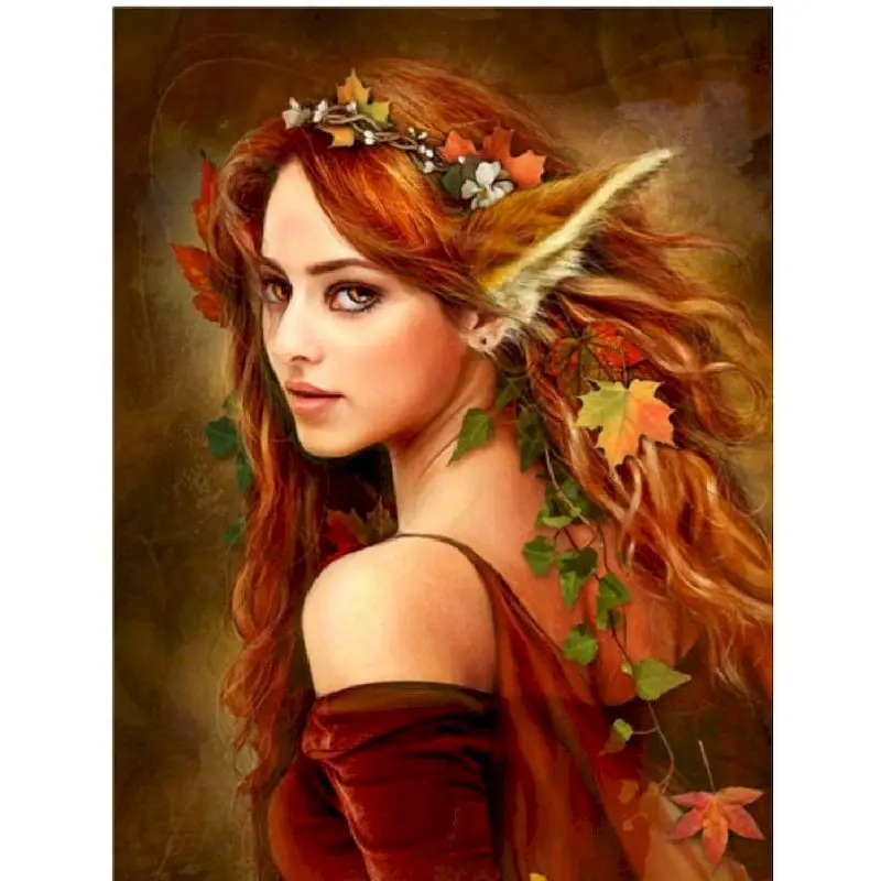 Elf Queen Fantasy Characters Painting by Numbers Kit Hobby Paint