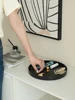 Creative Tray Aromatherapy Cosmetics Perfume Storage Tray Household Decorations Storage Tray Round Desktop Trays Decorative 3