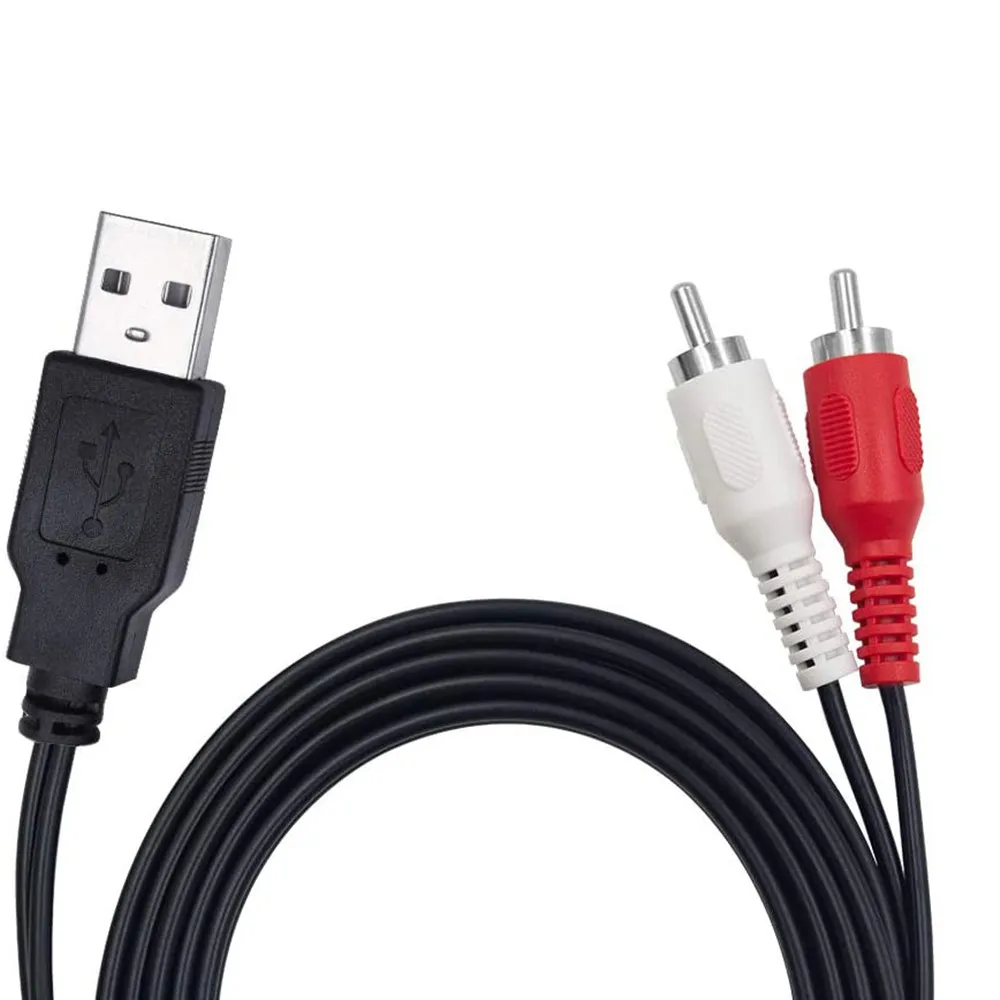 USB-RCA ̺, USB 2.0 -2 RCA   AV/V , ķڴ  ĸó ī ø  ̺, TV/Ma