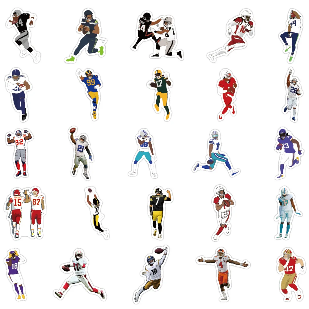 NFL Player Sticker Set 6