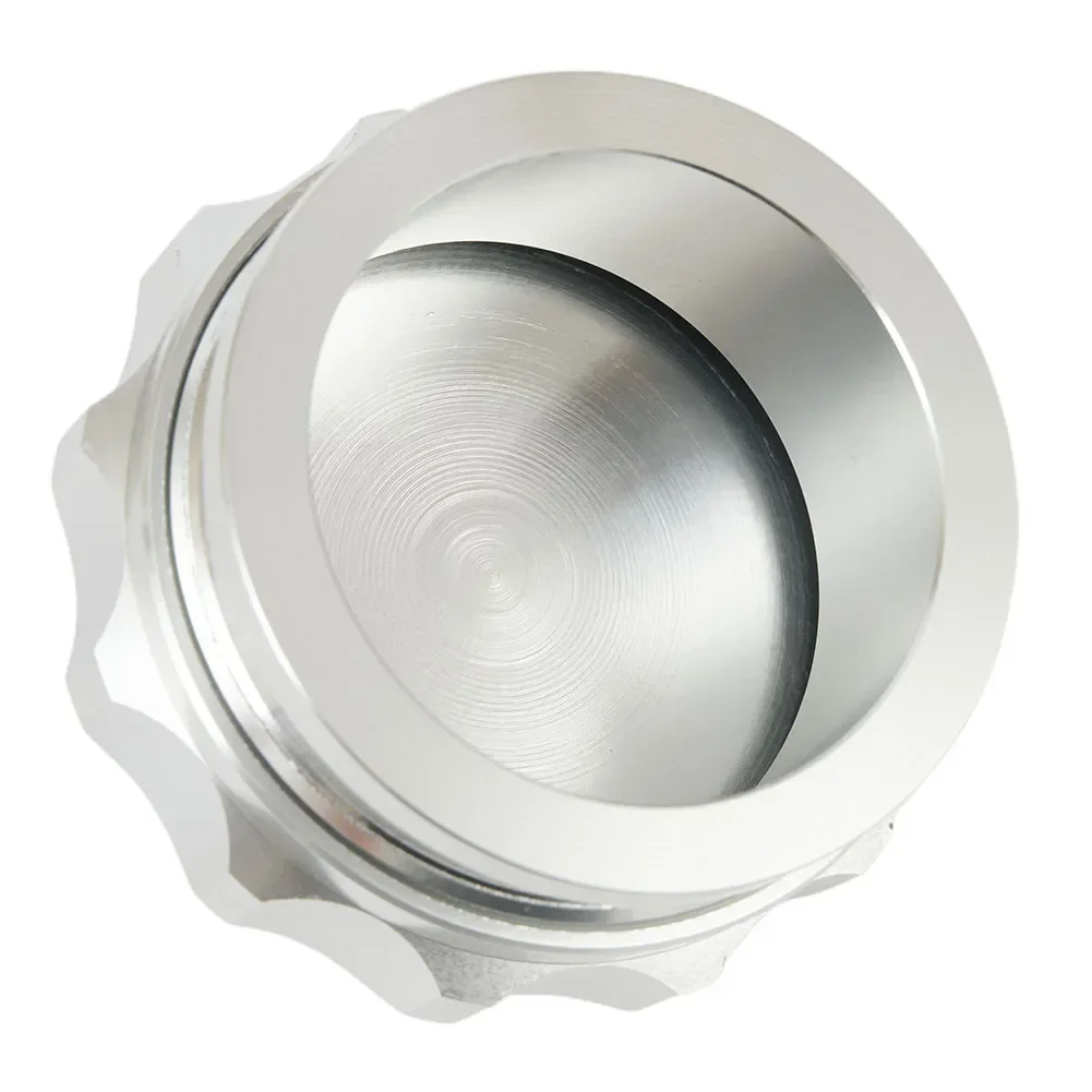 Universal Aluminum 2" 50.8mm Fuel Water Tank Filler Neck Cap Kit Weld On Filler Cap Sliver Replacement Accessories