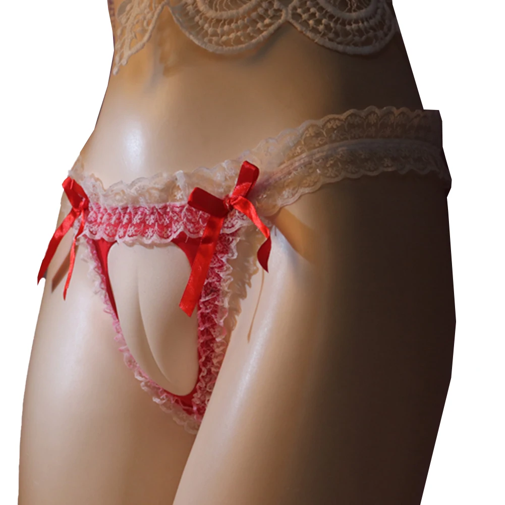 Mens Lace Thong Open Back Camel Toe Through Pantie Sex G-String Gay Underwear Hiding Gaff Lingeri Sissy Crossdresser Transgender mens underwear