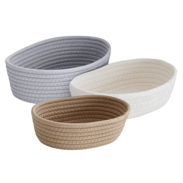 3Pcs Ovális Tészta Banneton Brotform Dogn Rattan Kenyérbiztos Kosarak Fonott Fermentáció Savanyú Kosár 3 Méretek - Image 3