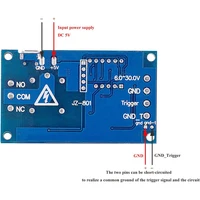 DC 6-30V Timer Relay Programmable Delay Relay Module Cycle Timer with LED Display / 5V Micro USB, Smart Home Controller 4