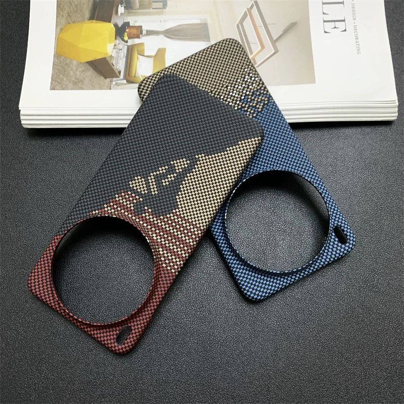 Sleek Matte Slim Carbon Fibre Texture Shockproof Phone Case