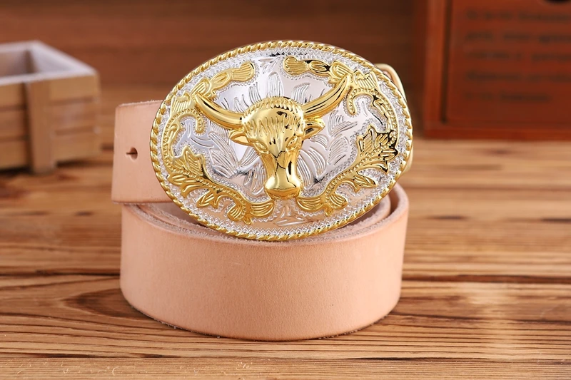 gold eagle big buckle full grain real leather 100% genuine leather hawk mens belts luxury high quality camel brown cowboys women