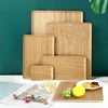 Ashwagandha Wooden Tray Cake Bread Tray Bakery Pastry Display Wooden Flat Tray Household Kitchen Storage Tray 1
