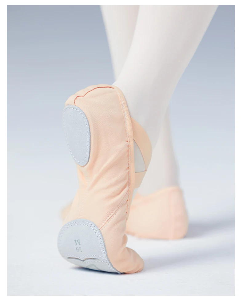 Ballett Tanz schuhe für Frauen Mädchen Teenager große geteilte Sohle Balletts chuhe Kinder Erwachsene elastische Ballett Praxis tanzen Hausschuhe – Detail 11