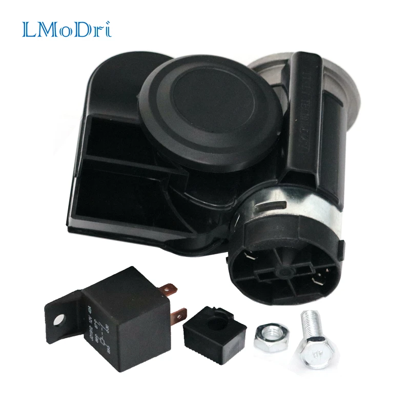LMoDri Vehicle 12V Super Loudly Air Horn Snail Compact Horns For Motorcycle Car Truck Boat RV Modification Parts