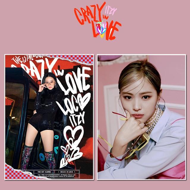 ITZY - [CRAZY IN LOVE] 1st Album 6 Version SET