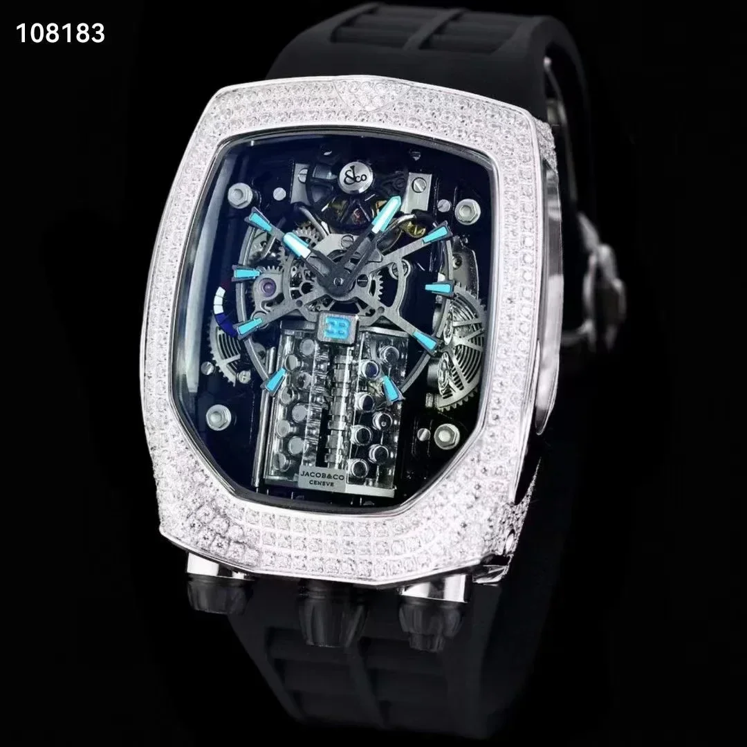 Men's Mechanical Watch automatic carving design mens watch