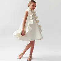 Robe de princesse à volants pour filles, vêtements de luxe pour enfants, tenue éducative pour bébé, spectacle de mariage, nouvelle mode, été, Wz1326 1