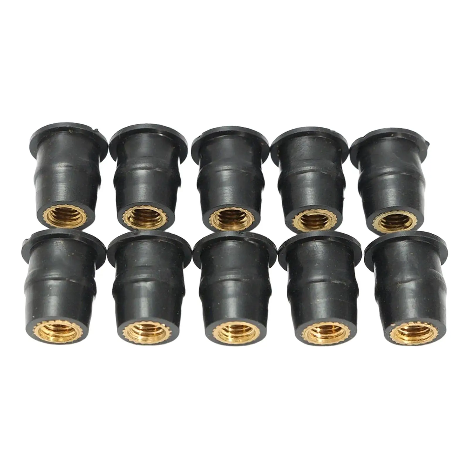 

10x M5 nuts Replace Parts Vibration Damper Panel Mounting Screws Windscreen