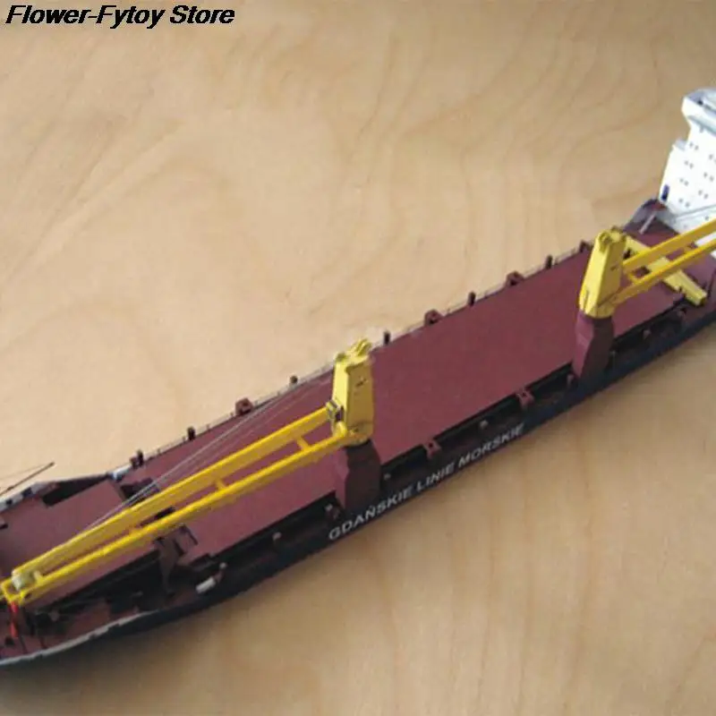 3D Paper Model 1PC 1:400 Gdansk Cargo Ship DIY Handcraft Set