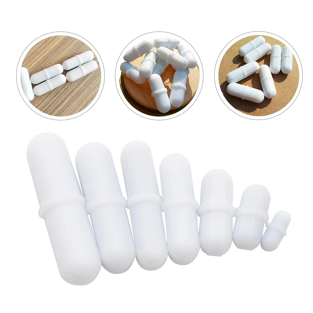 Magnetic Stirrer Bar Size 10mm 20mm 30mm PTFE Magnetic Stirrer Mixer Stir Bars Magnetic Stirrer Lab Supplies