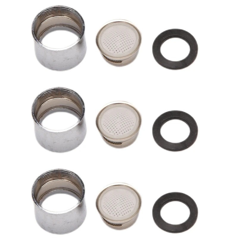 

3Pcs 20Mm Female Thread Water Saving Faucet Tap Spout Aerator Nozzle
