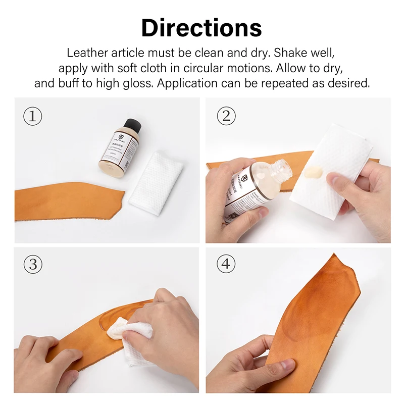 American Import Carnauba Creme Protective Wax Finish Vegetable Tanned Leather Coating High Gloss DIY Leather Finish Agent leather coating wax