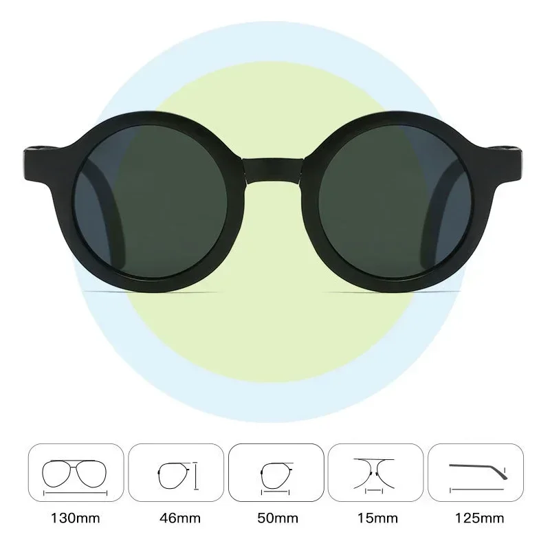 Retro Kids Folding Sunglasses Summer Beach Travel Baby Sun Glasses for Girls Boys Accessories Sun Protection Children Eyewear kids sunglasses
