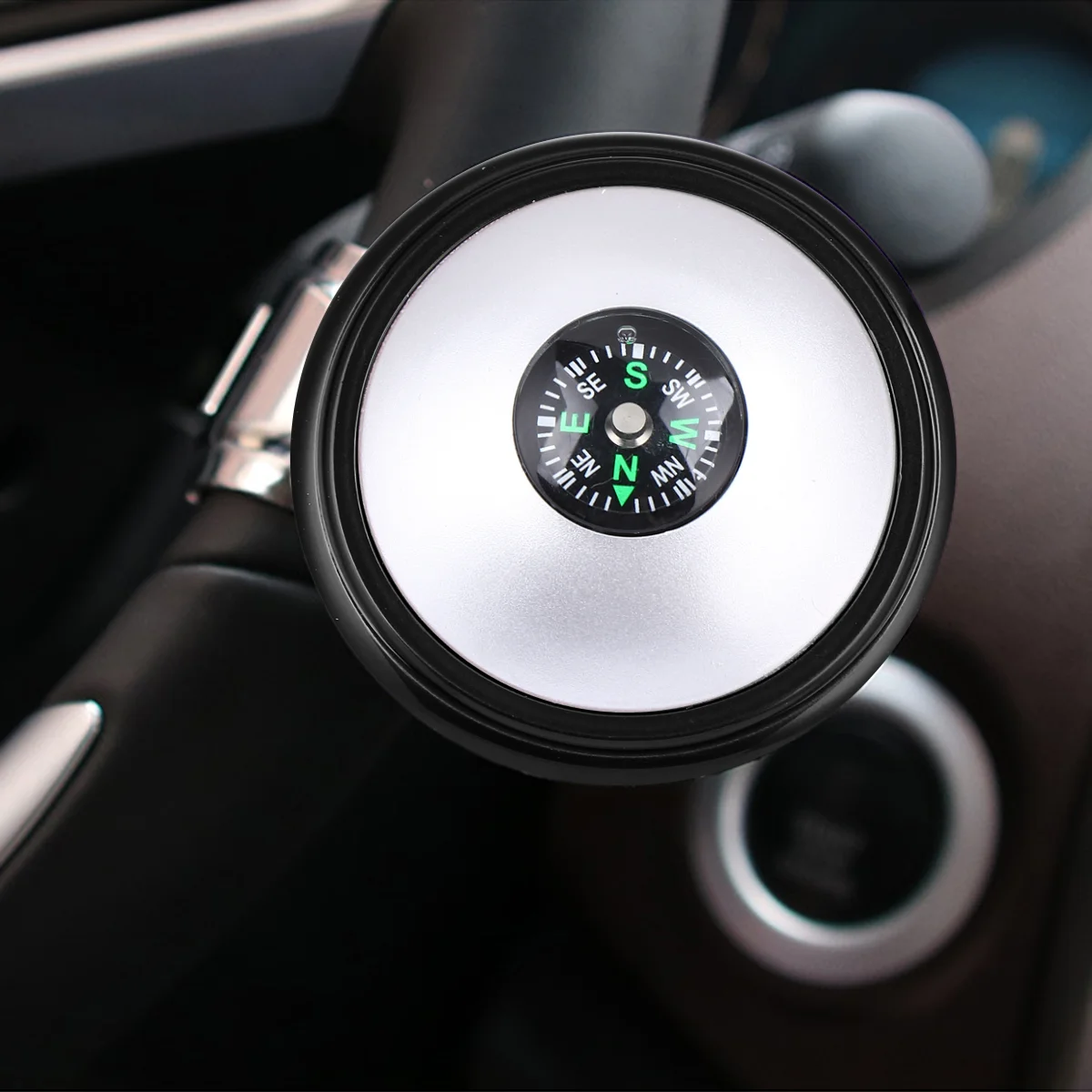 

Steering Wheel Assist Ball Mini Spinner Booster Handle Accessories Power Alloy (base Part)