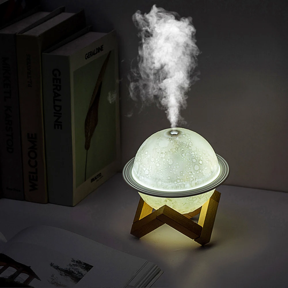 3D 문 전기 아로마 디퓨저(LED 라이트 아로마 디퓨저 포함) 피부에 수분을 공급하고 피로를 완화시켜 친구, 가족, 친척을 위한 선물로 제공합니다.