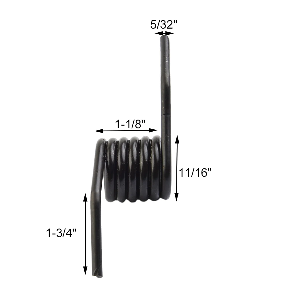 Fits 3 Ton Floor Torsion Spring Torsion Spring Hydraulic Handle Return 1pcs Black Brand New