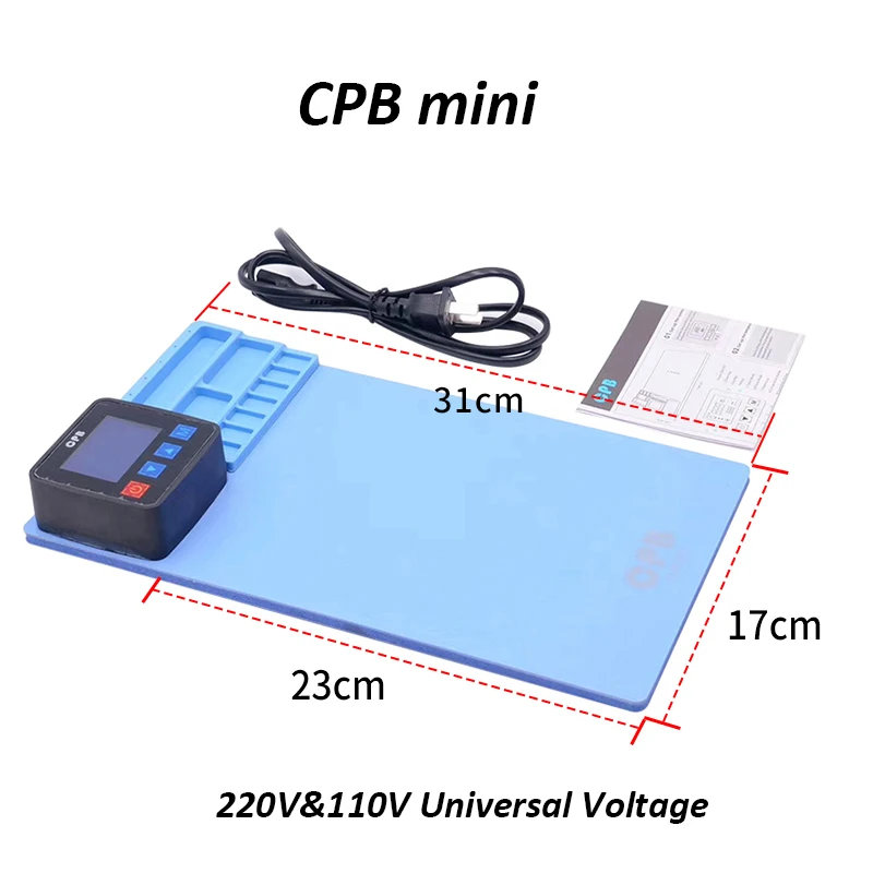 Mijing CPB Repair Heating Plate Mobile Phone LCD Screen Separator Remover Tools Open iPad Mat Rubber Refurbish Disassemble Kits screen separator,glass screen repair tool