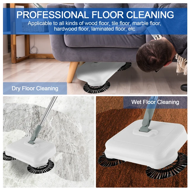 Spazzatrice Per Tappeti A Crine Di Cavallo - Spazzola A Rollo Manuale Per Peli Animali, Polvere