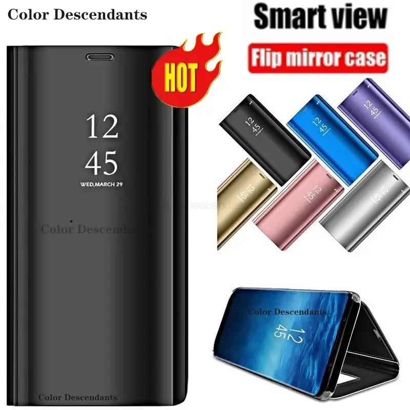 Smart Mirror Flip Case For Samsung Galaxy A50 A51 A71 S20 S24 S25