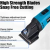 Electric Professional Horse Clippers 6 Speed  Animal Grooming Horse Cow Farm Livestock with Plastic Box for Makita 18V Battery 3