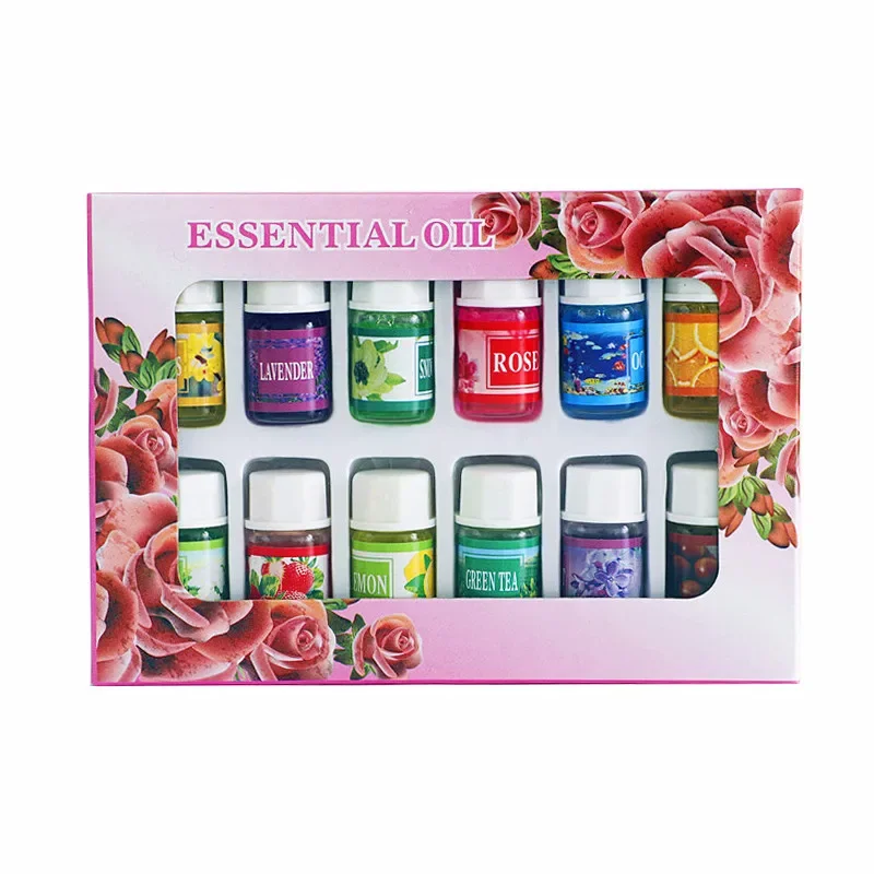 Air Freshener Natural Plant Aromatherapy Essential Oil 12PCS 3ML Air Conditioning Perfume Aroma Diffuser Fragrance Humidifier