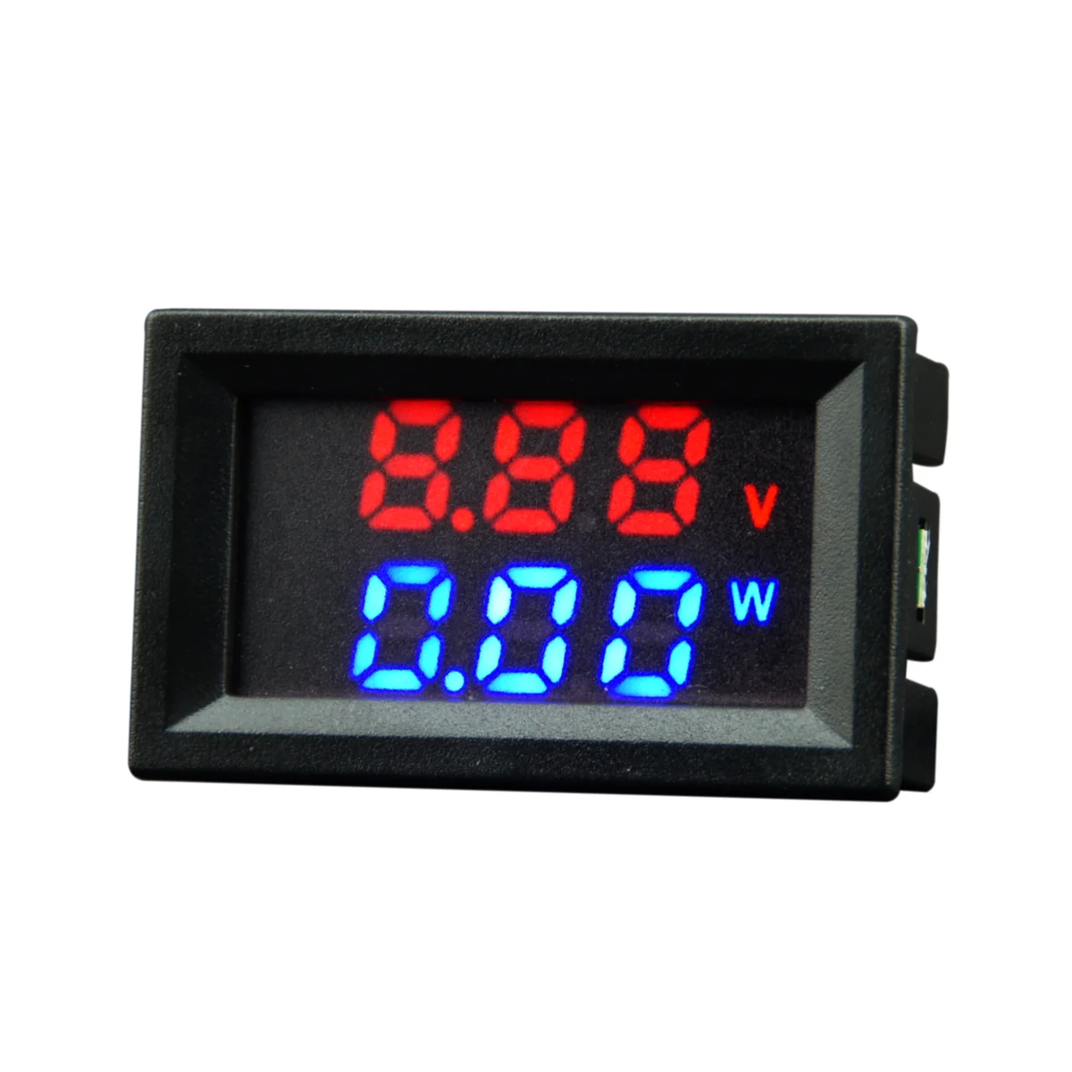 고품질 DC 100V 10A 전압계 전류계 파란색 + 빨간색 LED 앰프 듀얼 디지털 전압계 게이지