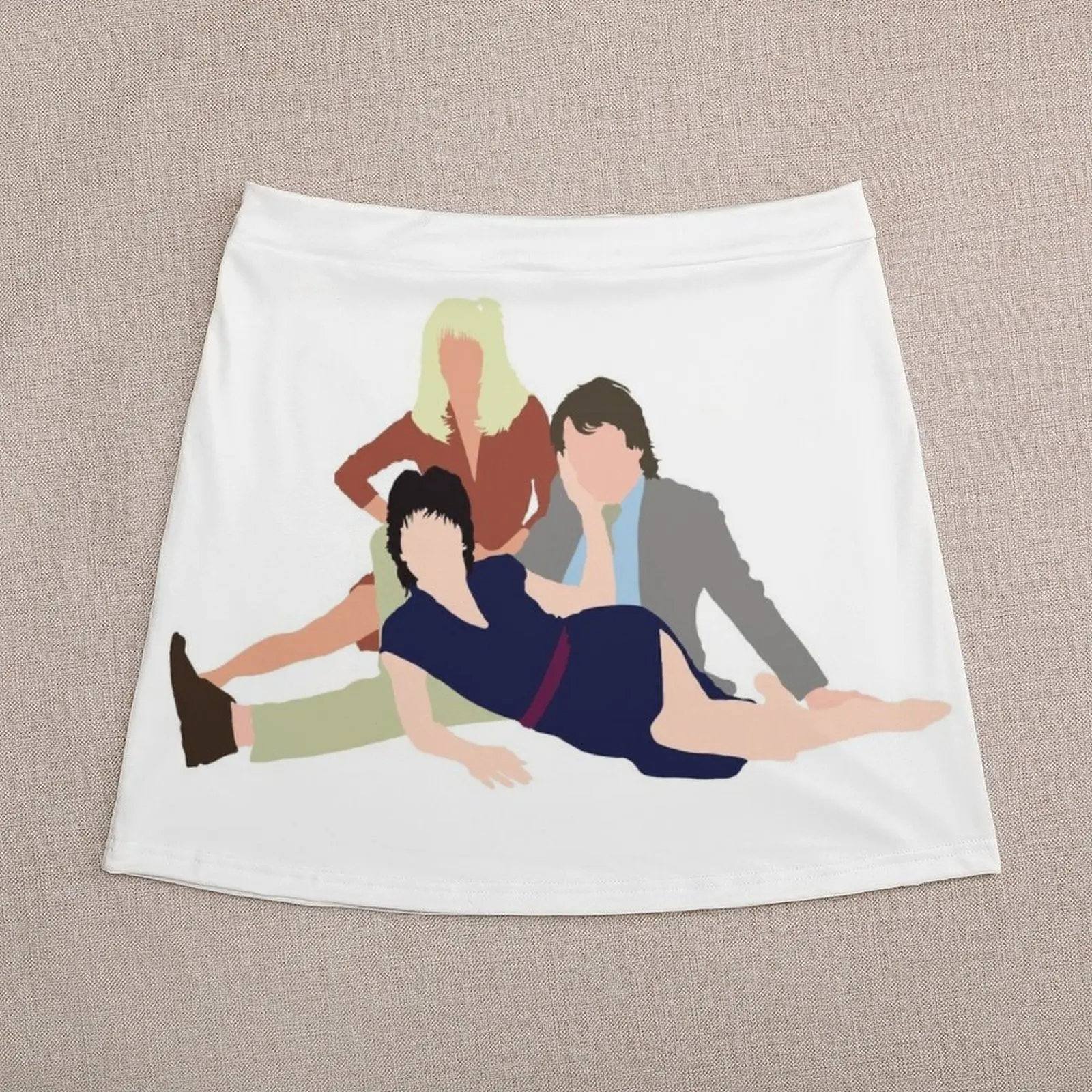 Three's Company Mini Skirt Short women′s skirts Women skirt