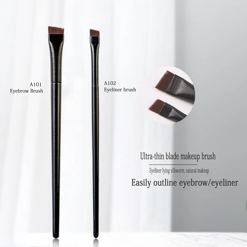 1/2pcs Makeup Brushes Set Eyebrow Eyeliner Brush Small Angled Blade Liner Brow Contour Brush Beauty Cosmetics Eyeliner Tool makeup brush set makeup brush