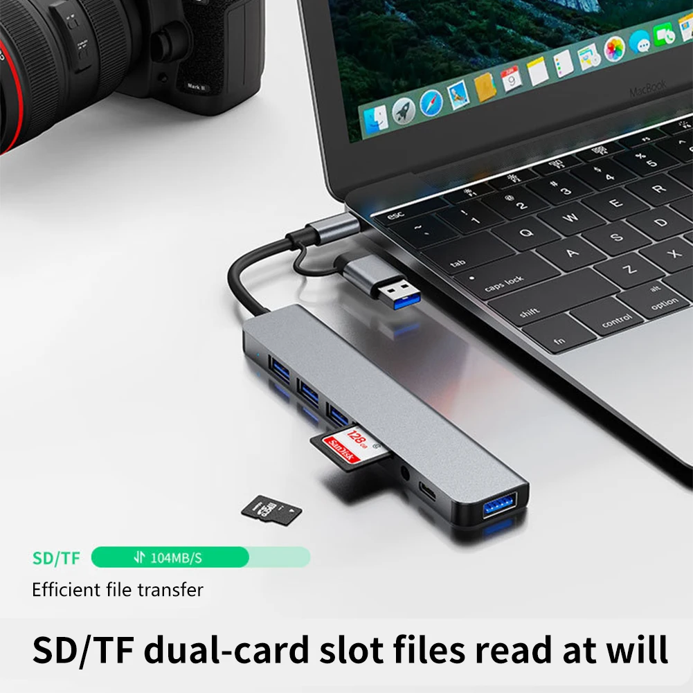 Docking Station Usb C Hub Usb C Adattatore Per Monitor Multiplo Con Adattatore Per Monitor Hdmi 4K Scheda Video Pd Sd Tf Per Macbook Lenovo Ecc