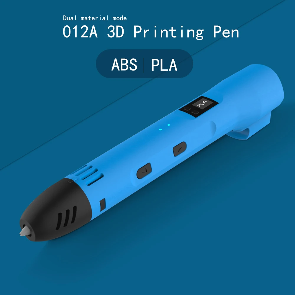 

QCREATE 3D Pen 60-245 Celsius Adjustable Heating Temperature 8 Gears Speed LCD Display Support ABS PLA HIPS PVA Materials