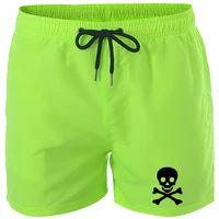 Men's Beach Shorts Swimwear Drawstring with Mesh Lining Male Swimming Trunks Quick drying Swimsuit Mens Swim Briefs Surf Shorts 1